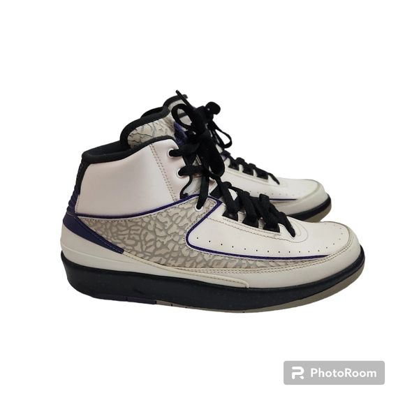 Jordan Other - Nike Air Jordan 2 II Retro Dark Concord 395718-153 White Cement 7Y